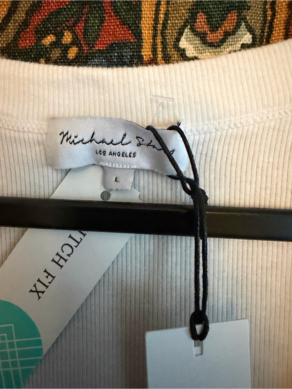 Michael Stars White V-Neck Ribbed Tank - Picture 2 of 9